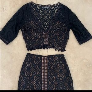 For love and lemons two piece shirt set